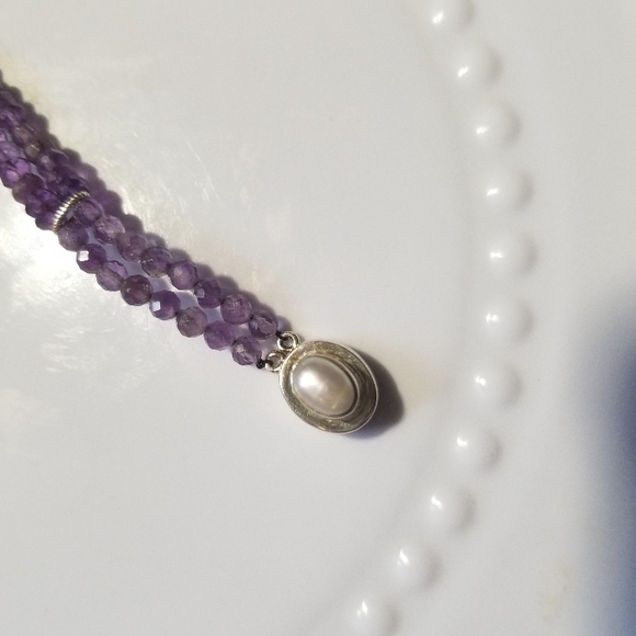 OOAK STERLING AMETHYST BRACELET - Picture 5 of 7